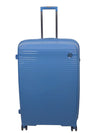 it luggage Spontaneous Blue Large-28 inches Check-in Luggage Expandable Anti-Theft Zipper Polypropylene Hardsided with TSA Lock 8 Wheel Trolley Bag