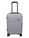 it luggage Legion Silver Grey- Cabin-54 cms Expandable Hardsided 8 Wheel Trolley Luggage with TSA Lock