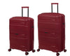 it luggage Momentous German Red Set of 2-Large & Medium-28 & 24 inches Expandable Polypropylene Hardsided with TSA Lock & Wet Pouch Inside 8 Wheel Trolley Bag