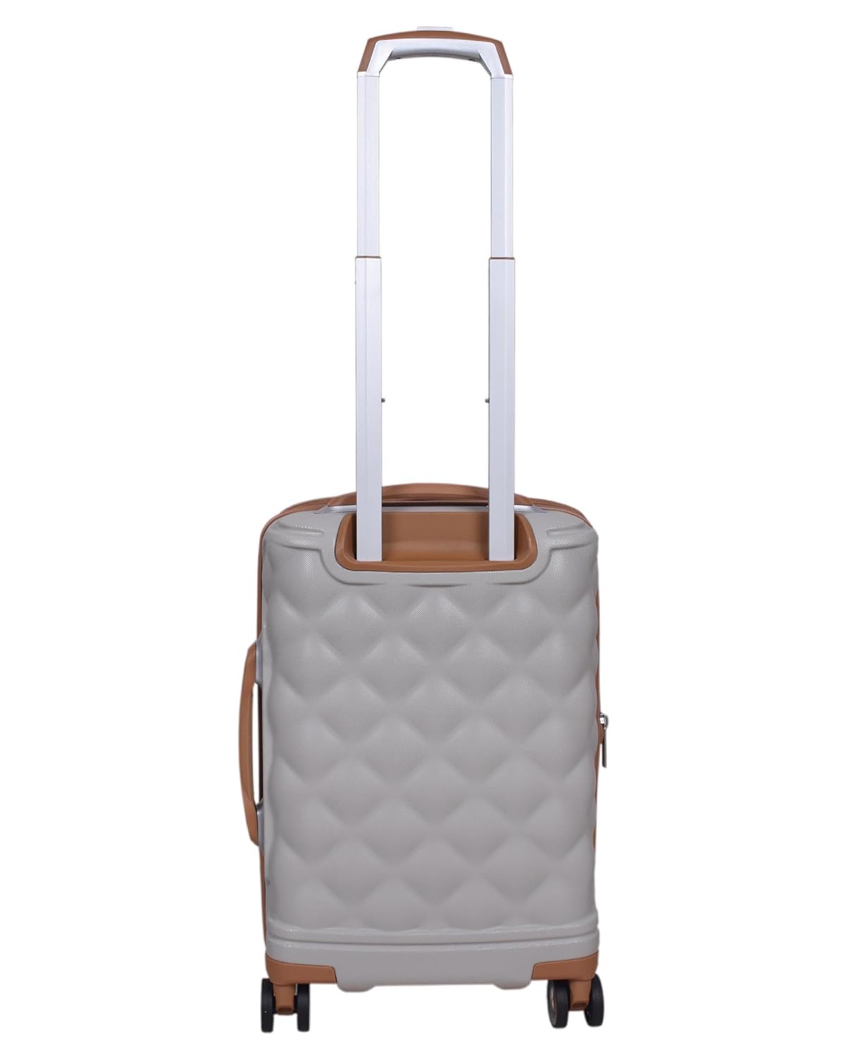 it luggage- Indulging-Light Grey-Cabin-20 inches-with Padded Laptop Section in The Front Expandable Hard Case Beautiful Interior Carry-on Luggage 8 Wheel Trolley Bag