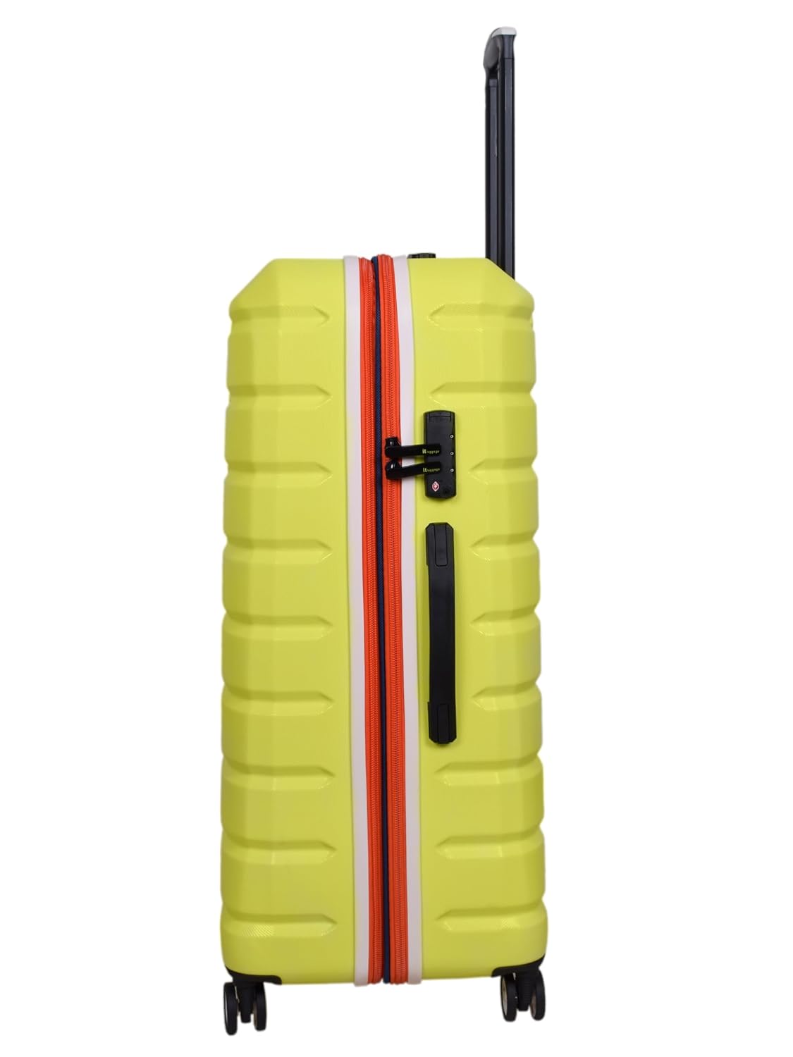 it luggage Intertide Lime Green Large-28 inches Expandable Polycarbonate Hard Case Carry on Luggage TSA Lock 8 Wheel Trolley Bag Water Proof Interior Pocket