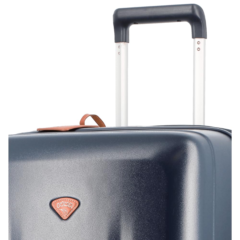 Uppsala Rigid-Navy Blue-Set of 2- Large & Medium -76,69 cm Expandable Hardsided 8 Wheel Luggage with TSA Lock, Anti-Theft Zipper, Name Tag and Luggage Cover