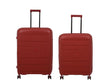 it luggage EcoTough German Red Set of 2- Medium & Cabin-24 & 20 inches Expandable Eco-Friendly Polypropylene Hardsided with TSA Lock & Wet Pouch Inside 8 Wheel Trolley Bag