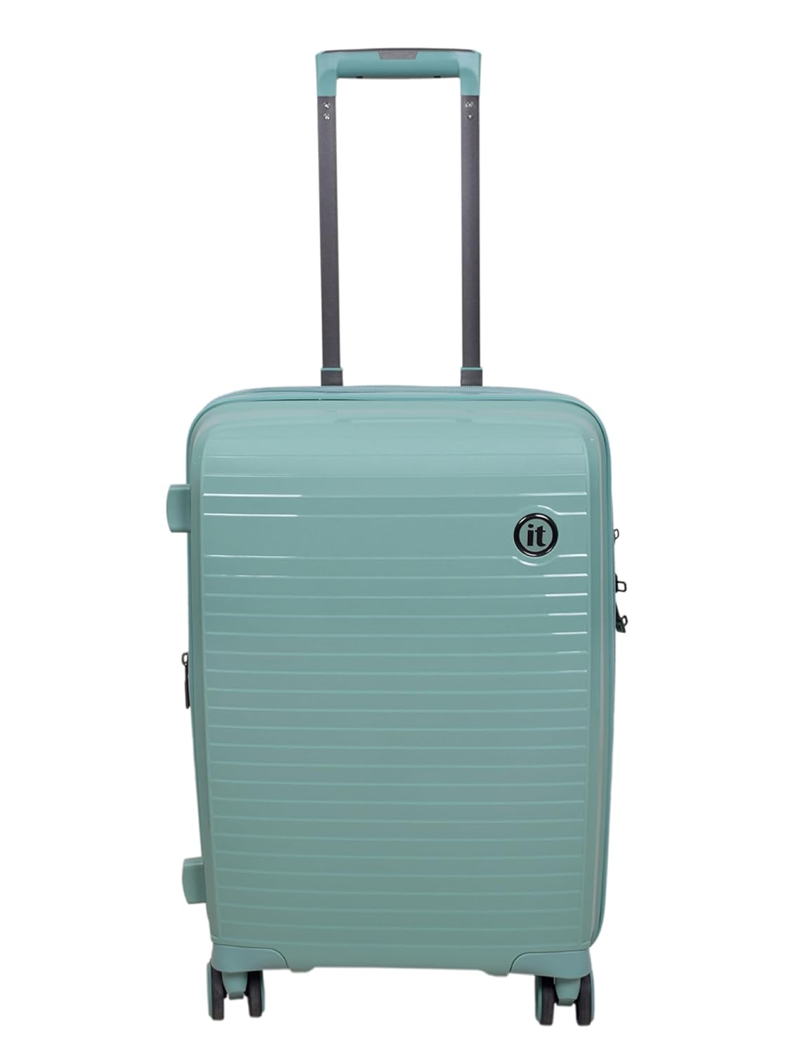 it luggage Spontaneous Green Cabin-20 inches Expandable Anti-Theft Zipper Polypropylene Hardsided with TSA Lock 8 Wheel Trolley Bag