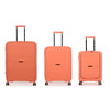 it luggage Momentous Fusion Coral Set of 3-20,24,28 inches Cabin with Padded Laptop Section,Medium and Large Expandable Polypropylene Hardsided with TSA Lock & Wet Pouch Inside 8 Wheel Trolley Bag