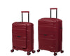 it luggage Momentous German Red Set of 2-24 & 20 inches Cabin with Paded Laptop Section Medium Expandable Polypropylene Hardsided with TSA Lock & Wet Pouch Inside 8 Wheel Trolley Bag