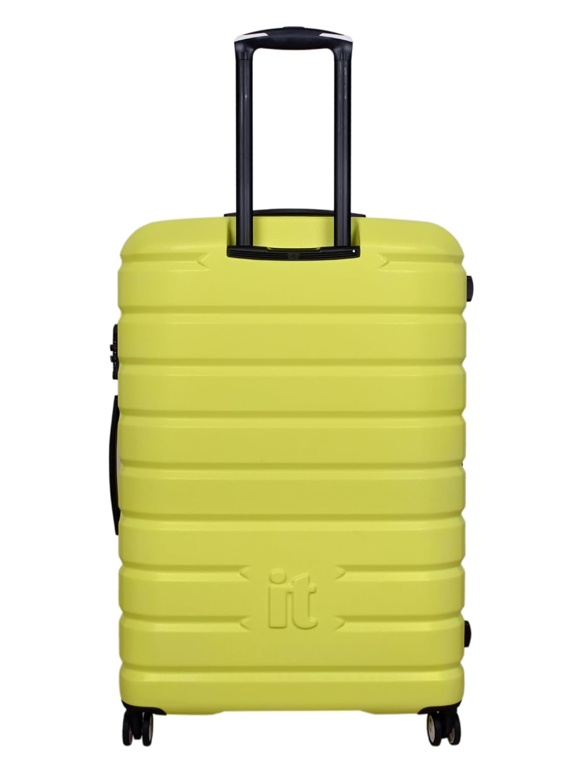 it luggage Intertide Lime Green Set of 3-Large,Medium,Cabin-28,24 & 20 inches Expandable Polycarbonate Hard Case Carry on & Check-in Luggage TSA Lock 8 Wheel Trolley Bag Water Proof Interior Pocket