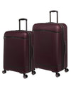 it luggage Quaint Advent Dark Wine with Black Trimmings Set of 2- Large,Medium-28,24 inches Expandable Hardsided Travel Bag with Wet Pouch,TSA Lock and Shoe Pouch 8 Wheel Luggage Trolley