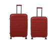 it luggage EcoTough German Red Set of 2-Large & Medium-28 & 24 inches Expandable Eco-Friendly Polypropylene Hardsided with TSA Lock & Wet Pouch Inside 8 Wheel Trolley Bag