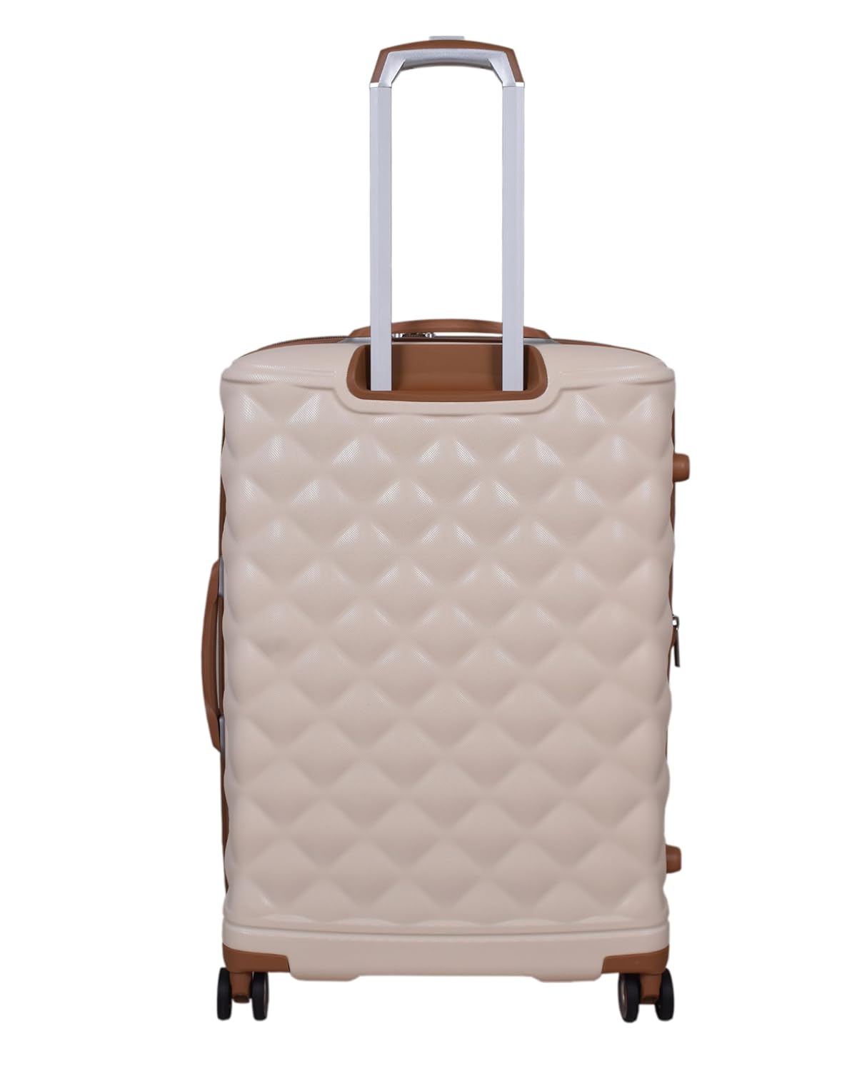 it luggage-Indulging-Cream-24 inches-Medium-Expandable Hard Case Beautiful Interior Check-in Luggage 8 Wheel Trolley Bag