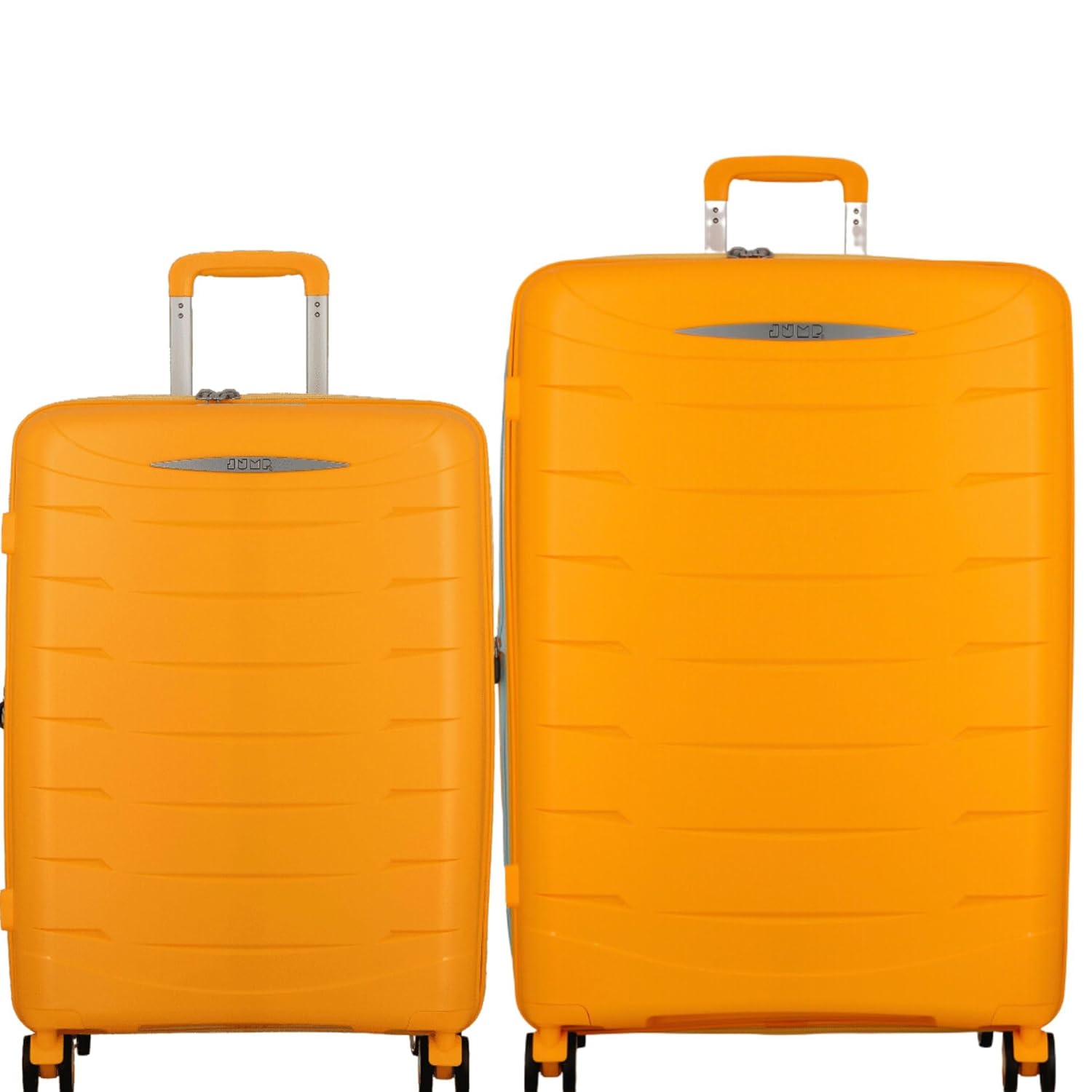 JUMP FURANO 2 FU2028 Yellow-Large & Medium-76, 66cm Expandable Hardsided 8 Wheel Luggage with TSA Lock