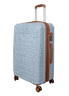 it luggage-Destinations-Pearl Blue-Cabin-20 inches-Expandable Hardsided Suitcase Travel Bag 8 Wheel Trolley Bag with TSA Lock & Wet Pouch Inside