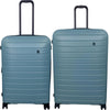 it luggage Legion Smoke Blue-Set of 2- Large & Medium -80 & 70 cms Expandable Hardsided 8 Wheel Trolley Luggage with TSA Lock