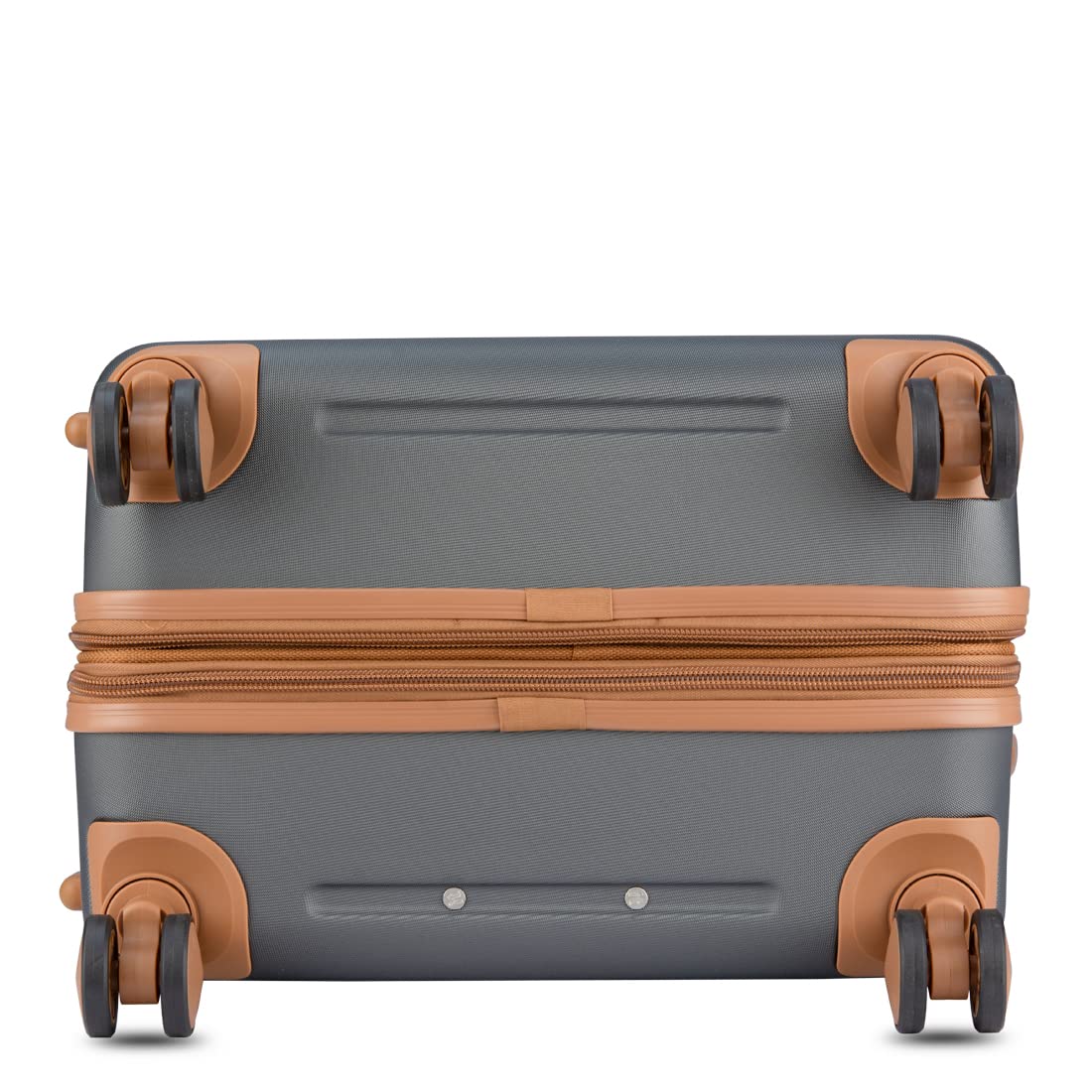 it luggage Fashionista-Charcoal Grey- Medium-68 cm Expandable Hardsided with TSA Lock & Wet Pouch Inside 8 Wheel Trolley
