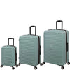 it luggage-Eco-Protect-Mint Green- Set of 3- Large, Medium, Cabin-28,24,20 inches-Cabin & Check-in Bag-Expandable -Eco-Friendly-ABS-Hardsided Luggage with TSA Lock -8 Wheel Trolley Bag