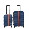 it luggage Intertide Blue Set of 2- Medium & Cabin -24 & 20 inches Expandable Polycarbonate Hard Case Check-in & Carry on Luggage TSA Lock 8 Wheel Trolley Bag Water Proof Interior Pocket
