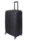 it luggage-Destinations-Black-Large-28 inches-Expandable Hardsided Suitcase Travel Bag 8 Wheel Trolley Bag with TSA Lock & Wet Pouch Inside