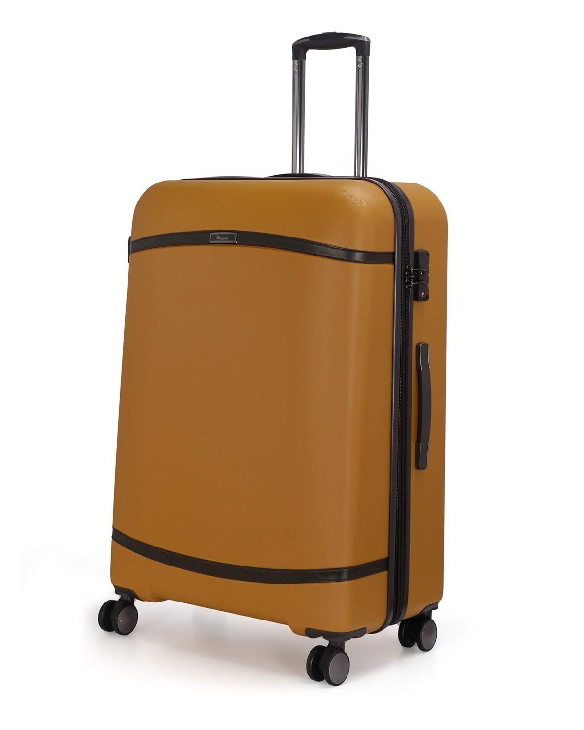 it luggage Quaint Advent Dark Brown with Brown Trimmings -Large-28 inches Expandable Hardsided Travel Bag with Wet Pouch,TSA Lock and Shoe Pouch 8 Wheel Luggage Trolley-80cm