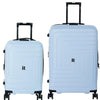 it luggage-Convolved-Blue Sky-Set of 2- Large & Cabin-28 & 20 inches-Expandable Hardsided Suitcase Travel Bag 8 Wheel Trolley Bag with Wet Pouch & TSA Lock-80cm,54cm