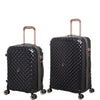 it luggage-Glitzy-Black-Combo-Medium & Small-24 & 20 inches-Expandable-16-2888A-08- Hard case-PC- Cabin & Check-in Luggage-8 Wheel Trolley Bag