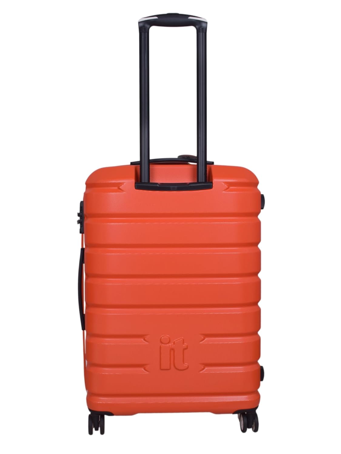it luggage Intertide Red Medium-24 inches Expandable Polycarbonate Hard Case Check-in Luggage TSA Lock 8 Wheel Trolley Bag Water Proof Interior Pocket