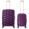 it luggage Certify PurpleSet of 2- Medium & Cabin-24 & 20 inches Expandable PC Hardsided with TSA Lock 8 Wheel Trolley Bag