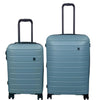 it luggage Legion Smoke Blue-Set of 2- Medium & Cabin-70,54 cms Expandable Hardsided 8 Wheel Trolley Luggage with TSA Lock