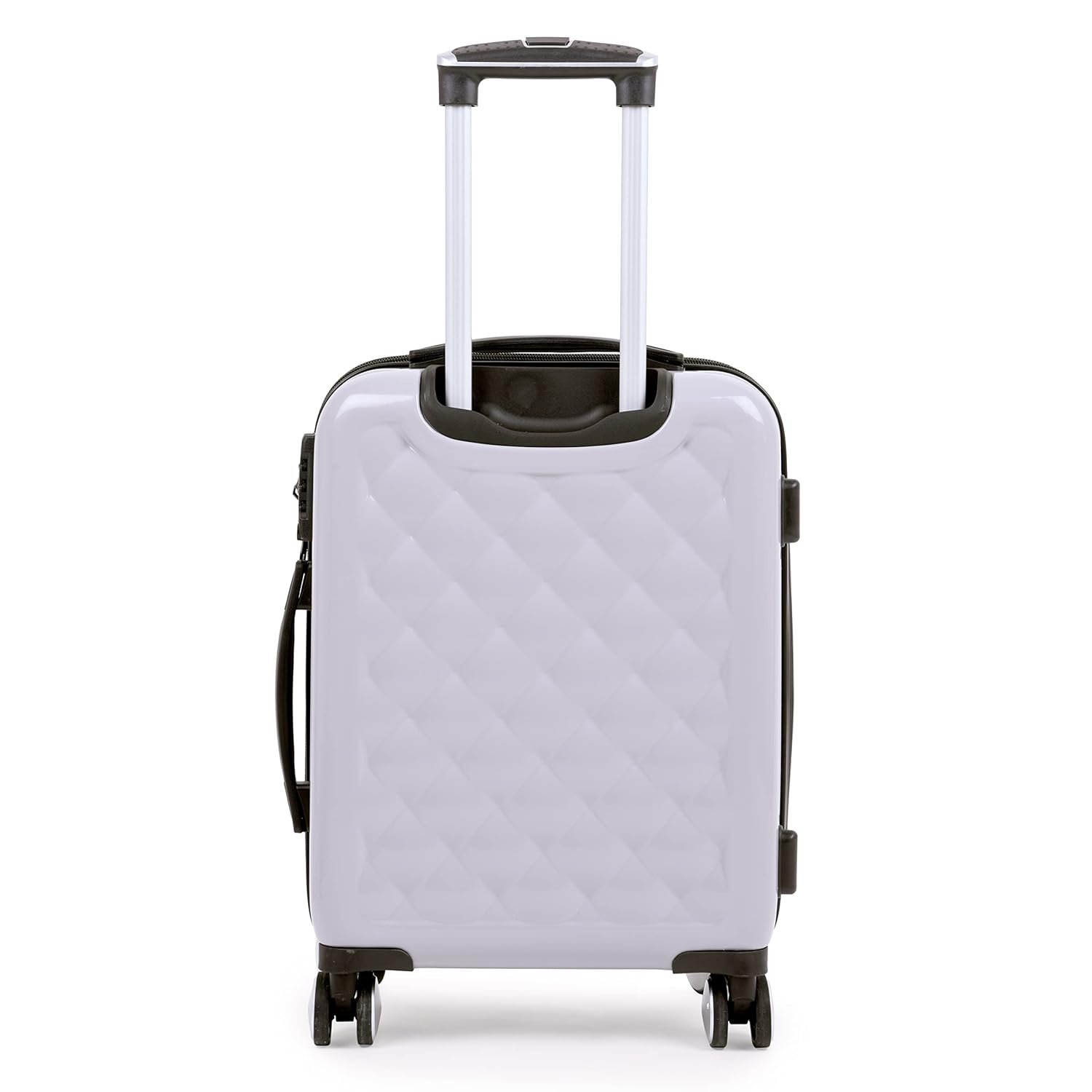 it luggage Fashionista Glossy Grey Cabin-20 inches Expandable PC Hardsided with TSA Lock 8 Wheel Trolley Bag