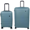 it luggage Legion Smoke Blue- Set of 2- Large & Cabin -80, 54 cms Expandable Hardsided 8 Wheel Trolley Luggage with TSA Lock