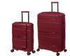 it luggage Momentous German Red Set of 2- Large & Cabin-28 & 20 inches Cabin with Padded Laptop Section and Large Expandable Polypropylene Hardsided with TSA Lock 8 Wheel Trolley Bag