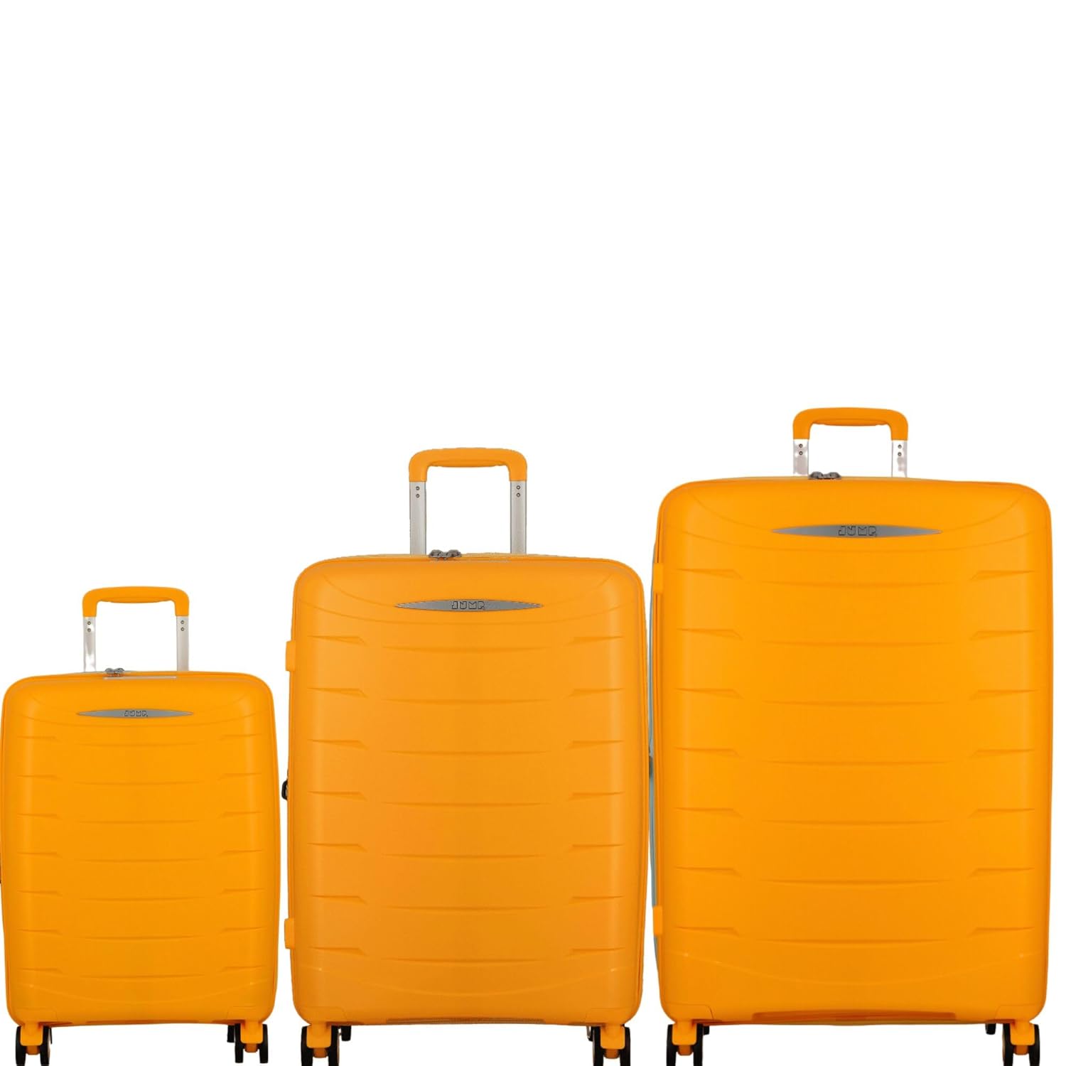 FURANO 2 Yellow-Set of 3-Large, Medium, Cabin-76,66,55 cm Expandable Hardsided 8 Wheel Luggage with TSA Lock