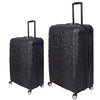 it luggage-Destinations-Black-Set of 2- Large & Cabin-28 & 20 inches-Expandable Hardsided Suitcase Travel Bag 8 Wheel Trolley Bag with TSA Lock & Wet Pouch Inside