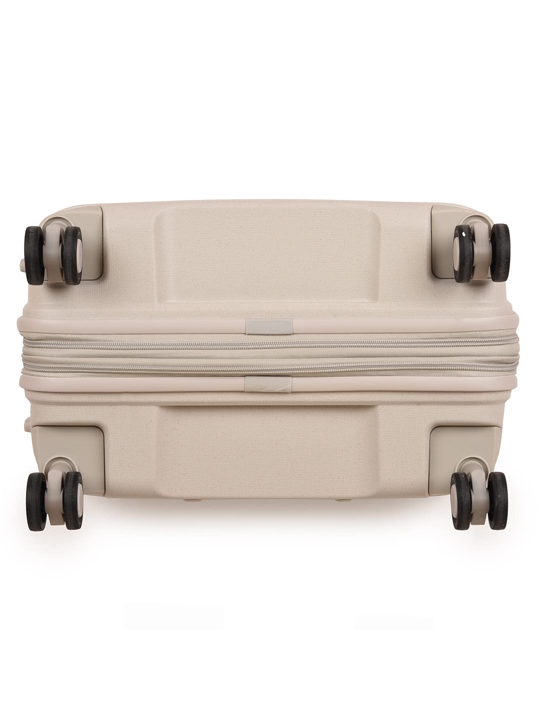 it luggage Eco Tough Beige Cabin-20 inches Expandable Eco-Friendly Polypropylene Hardsided with TSA Lock & Wet Pouch Inside 8 Wheel Trolley Bag
