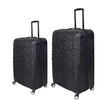 it luggage-Destinations-Black-Set of 2- Medium & Cabin-24 & 20 inches-Expandable Hardsided Suitcase Travel Bag 8 Wheel Trolley Bag with TSA Lock & Wet Pouch Inside