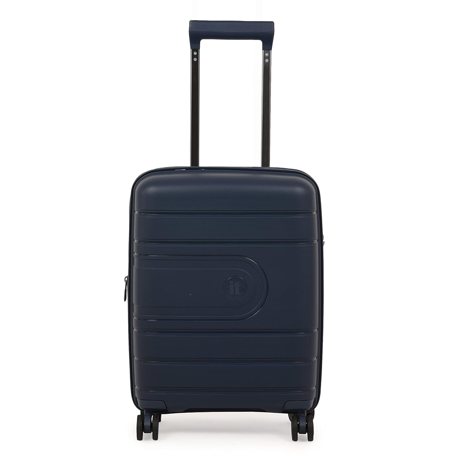 it luggage Eco Tough Blue Cabin-20 inches Expandable Eco-Friendly Polypropylene Hardsided with TSA Lock & Wet Pouch Inside 8 Wheel Trolley Bag