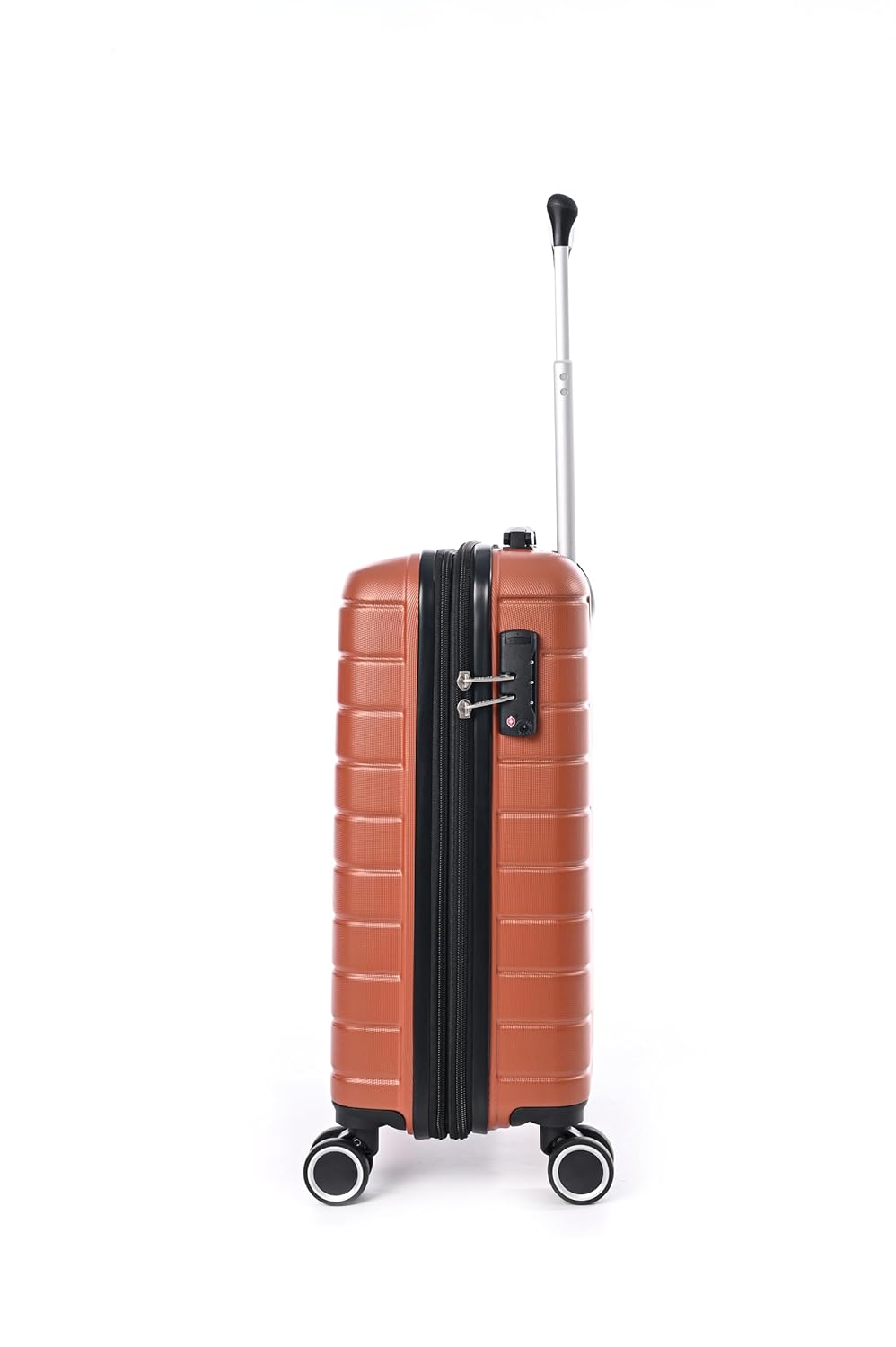 JUMP ESCO-Terracota Set of 2-Large & Medium-76, 66cm Expandable Hardsided 8 Wheel Luggage with TSA Lock