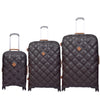 it luggage Embellish-Set of 3- Large, Medium & Cabin-28,24 & 20 inches Hardsided Expandable Cabin & Check-in Luggage 8 Wheel Trolley Bag with TSA Lock & Wet Pouch