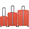 it luggage Intertide Red Set of 3-Large, Medium & Cabin-28, 24 &20 inches Expandable Polycarbonate Hard Case Carry on Luggage TSA Lock 8 Wheel Trolley Bag Water Proof Interior Pocket