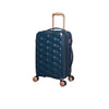 it luggage Certify Peacock Navy Cabin-20 inches Expandable PC Hardsided with TSA Lock 8 Wheel Trolley Bag