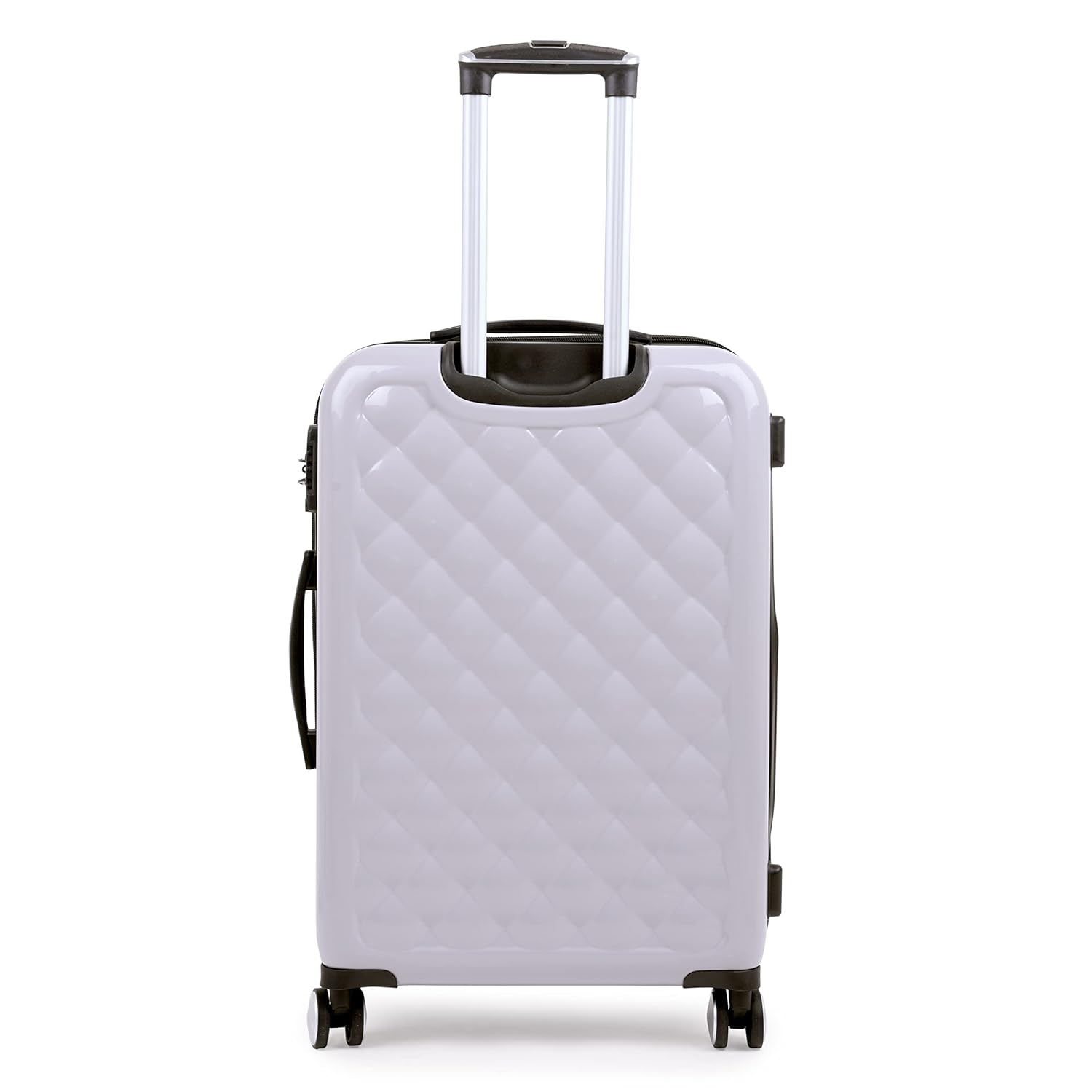 it luggage Fashionista Glossy Grey Medium-24 inches Expandable PC Hardsided with TSA Lock 8 Wheel Trolley Bag