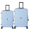 it luggage-Convolved-Blue Sky-Set of 2-Large& Medium-28 & 24 inches-Expandable Hardsided Suitcase Travel Bag 8 Wheel Trolley Bag with Wet Pouch & TSA Lock-70cm,80cm