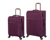 it luggage Bewitching-Purple-Set of 2-Medium & Cabin-24,20 inches-Expandable Soft case 8 Wheel Trolley Bag with Shoe Pouch & Wet Pouch Cabin & Check-in Luggage-71cm,56cm
