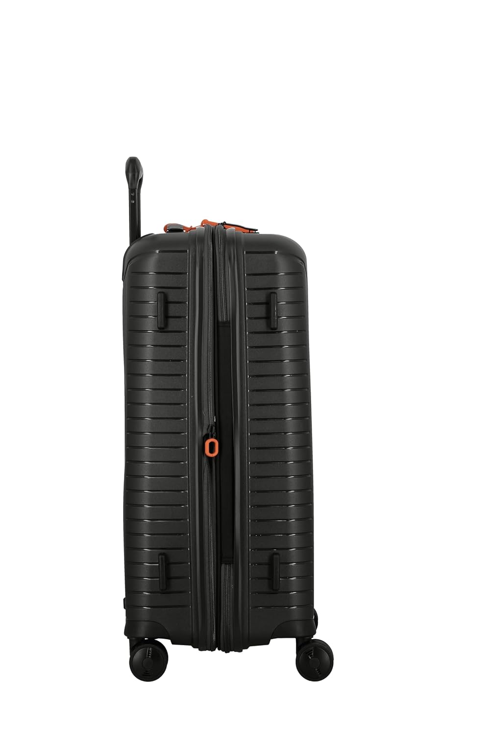 JUMP EVAE EV24 Dark Grey- Set of 2-Medium & Cabin-66,55cm Expandable Hardsided 8 Wheel Luggage with TSA Lock, Shoe Pouch, Wet Pouch, Laundry Bag and Silicone Name tag