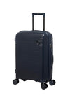 it luggage Spontaneous Blue Cabin-20 inches Expandable Anti-Theft Zipper Polypropylene Hardsided with TSA Lock 8 Wheel Trolley Bag
