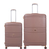 it luggage-Quintessential-Brown-Set of 2-Large & Cabin- 28, 20 inches Expandable Hard Case Beautiful Interior with Wet Pouch Carry-on & Check-in Luggage 8 Wheel Trolley Bag