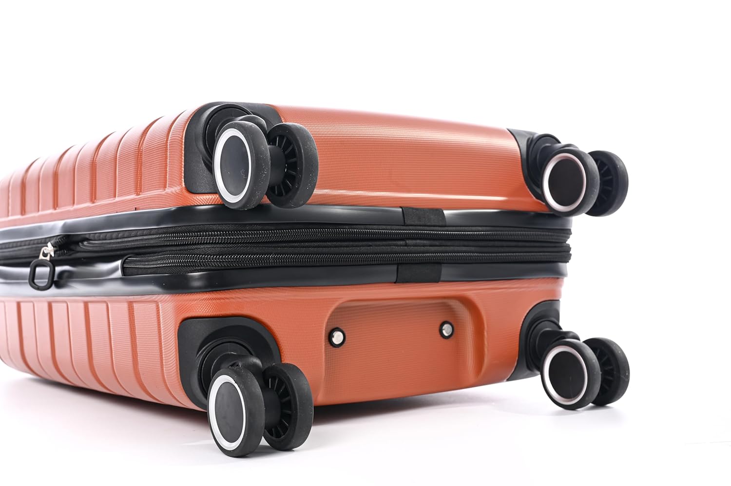 JUMP ESCO -Terracota-Set of 3-Large, Medium & Cabin-76,66,55 cm Expandable Hardsided 8 Wheel Luggage with TSA Lock