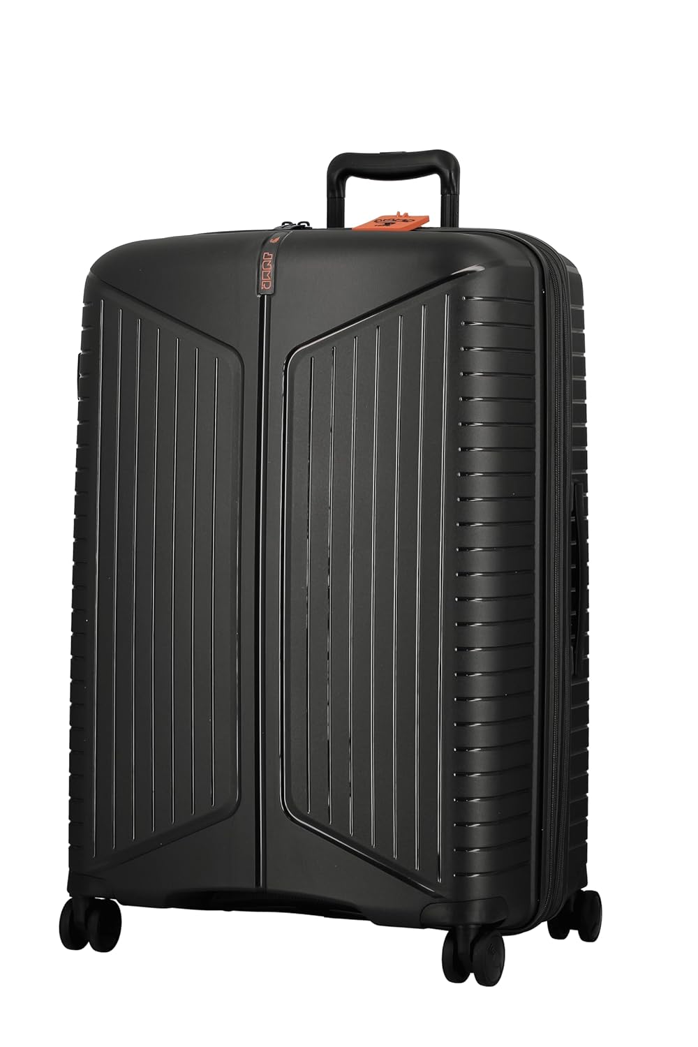 JUMP EVAE- Dark Grey-Set of 2-Large & Cabin-66,55cm Expandable Hardsided 8 Wheel Luggage with TSA Lock, Shoe Pouch, Wet Pouch, Laundry Bag and Silicone Name tag