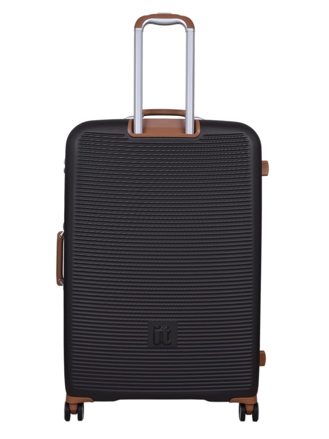 it luggage Shoreside Coffee Brown-Set of 2-Large, Cabin-28 & 20 inches Expandable Cabin & Check-in Luggage with Wet Pouch Inside Hard Case Beautiful Interior 8 Wheel Trolley Bag