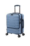 it luggage Prosperous |Faded Denim Blue-Cabin with Padded Laptop Section-54cms | Expandable | Polycarbonate| Hardsided Suitcase Travel Bag | 8 Wheel Trolley Bag