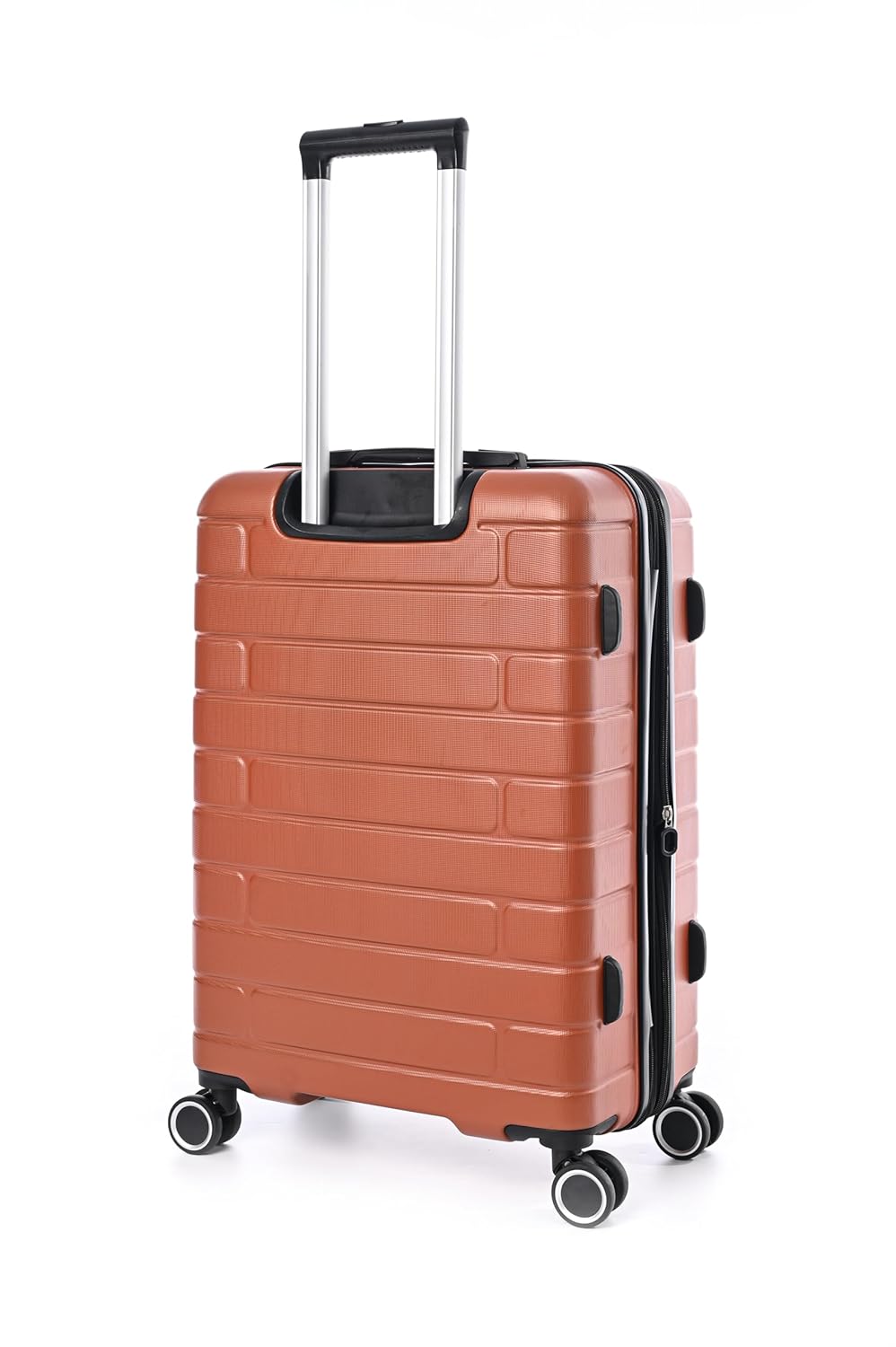 JUMP ESCO-Terracota Set of 2-Large & Medium-76, 66cm Expandable Hardsided 8 Wheel Luggage with TSA Lock